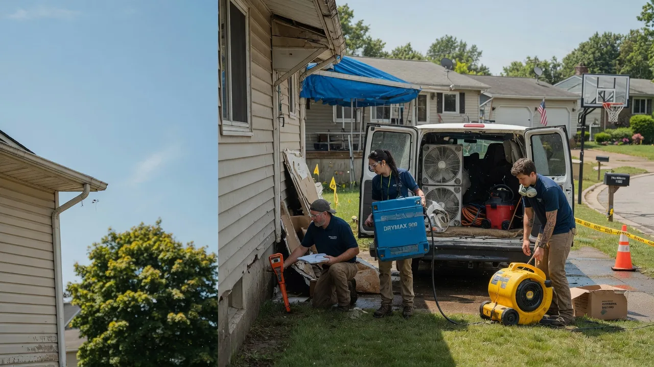 Ceiling Leak Cleanup in North Star, OH near me